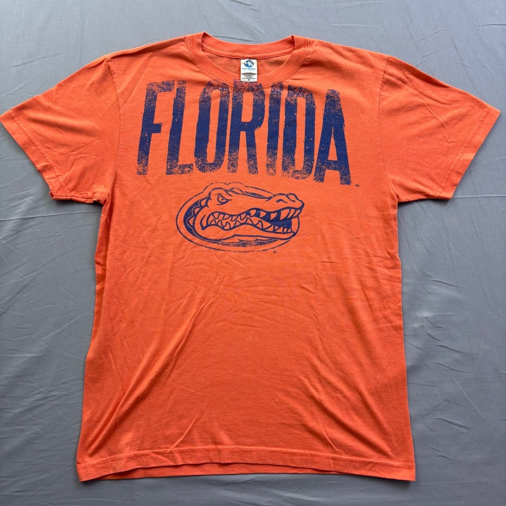 New Agenda Florida‎ Gators T-Shirt Mens Medium Orange Graphic NCAA Football Tee